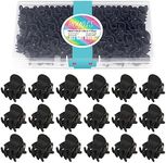 Hoyols Tiny Hair Clips Black, Small