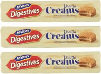 Vanilla Biscuits Bundle With McVities Digestives Creams Vanilla Biscuits 168g (3 Pack)