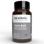 HealthKart hk vitals Testo Bold (60 Tablets) | Testosterone Booster for Men| For Energy, Stamina, & Strength