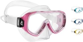 Cressi Boys Piumetta Kid Mask Diving Masks, Pink, 3-6 Years