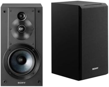 Sony SSCS5 3-Way 3-Driver Bookshelf Speaker System (Pair) - Black