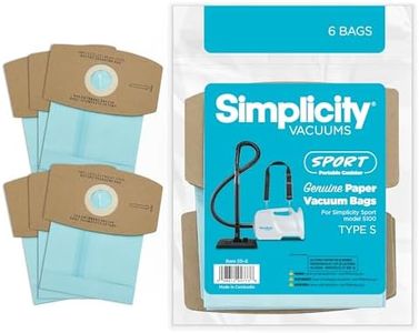 Simplicity Vacuum Bags SS-6 Type S, Sport 6 bags