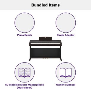 Yamaha ARIUS YDP-145 Digital Piano – Black