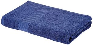 Amazon Brand - Solimo Cotton Bath Towel, 380 GSM (Twilight Blue)