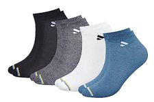 SJeware Men and Women Solid Ankle Length Socks (Pack of 4)