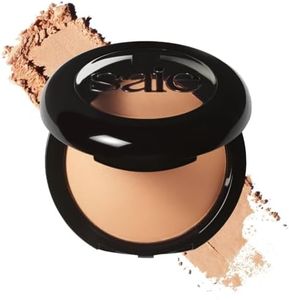 Saie Slip Tint Baked Setting Powder - Translucent Powder for Face Makeup with a Natural-Radiant Finish - Blurs, Brightens & Smooths Complexion - Translucent 3 - Medium to Tan (0.24 oz)