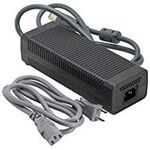 Microsoft Official Power Supply 203W AC Adapter Charger for Xbox 360 Xenon/Zephyr Models Only