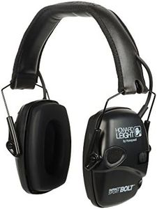 Howard Leight Impact Sport Bolt Digital Electronic Shooting Earmuff, Black
