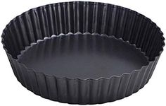 Webake 9.5 Inch Tart Pan Heavy Duty Quiche Pan Removable Bottom Nonstick Deep Baking Dish Pie Mold