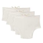 UNDERLOOP MUSTT Men's White Interlock Cotton Cut Underwear with Strings(Nada Underwear) Pack of 3 (100)