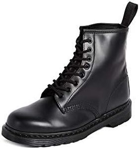 Dr. Martens, 1460 Nappa Leather 8-Eye Boot for Men and Women, Black, 14 US Women/13 US Men