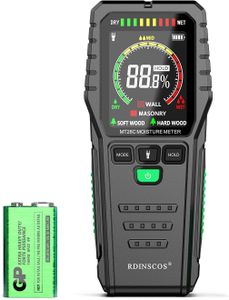RDINSCOS Pinless Moisture Meter – Non-Invasive Wood & Wall Tester