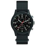 Timex Men Chronograph Quartz Watch with Fabric Strap TW2R67700