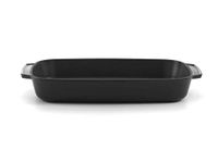 Samuel Groves - Enamel Cast Iron Rectangular Roaster, 35cm, Black by Chabrias LTD