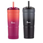 Bubba Envy 2149490 Tumbler, 24oz (1 Pink Sorbet & 1 Licorice)