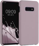 kwmobile Case Compatible with Samsung Galaxy S10e Case - TPU Silicone Phone Cover with Soft Finish - Purple Cloud