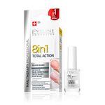 Eveline 8 In1 Total Action Intensive Nail Conditioner Silver Shine 12ml