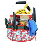 MELOTOUGH 5 Gallon Bucket Tool Organizer Bucket Caddy for Garden Tools Fit 3.5 to 5 Gallon Bucket (Flower)