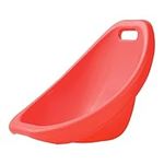 MONDEX Rocking Chair Nursery, Ergonomic Floor Chair with Back Suppor, Kids Autism Sensory Reading Chair Indoor & Outdoor Wobble Chair,Red