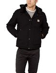 Carhartt Men Winter Jacket Full Swing Steel, Size:M, Color:Black