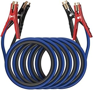 EXTRESPO Heavy Duty Jumper Cables - 4 Gauge 20 Feet 600Amp Automotive Booster Cables for Car Battery, for Car, SUV and Trucks, Jumper Cables Kit with Carry Bag, Gloves, Brushes (4Gauge × 20Ft)