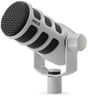 RØDE PodMic USB Dynamic Broadcast Microphone with XLR and USB Connectivity for Podcasting, Streaming and Content Creation (White)