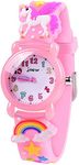 VAPCUFF Toys for 3 4 5 6 7 Year Old Girls, Toddler Watch for Girls Best Gifts for 4 5 6 7 8 Year Old Girl Toddler Girls Toys Age 3-8 - Pink