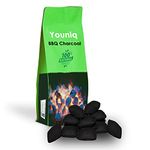 Youniq Coconut Shell Charcoal Briquettes for BBQ (1kg)