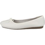 Clarks Women's Freckle Ice Closed Mocassins, 5 UK - (White Leather)