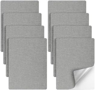 8 Parches Reparación Tela Autoadhesivos 20 X 15 Cm Tela De Lino Parches ReparacióN Cuero Tela Reparación Para Sofá Muebles Bolsas Asiento De Coche (Gris oscuro)