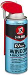 3-IN-ONE RVcare Window & Track Dry Lube with SMART STRAW SPRAYS 2 WAYS, 10 OZ