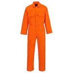 Portwest BIZ1 Men's Protective Workwear Overalls Bizweld FR Coverall Orange, Small