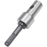 Garden Auger Power Drill Adapter fits Corded Drill and Cordless Drill, SDS Plus to 1/2-Inch(M13 x 15mm) Thread Keyless Drill Chuck Adapter Round Shank for Impact Driver