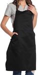 BIGHAS Adjustable Bib Apron with Po