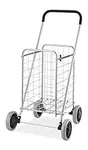 Whitmor Utility Shopping Cart-Durable Folding Design for Easy Storage
