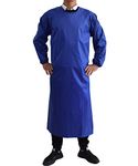 Waterproof Aprons with Long Sleeves woodworking apron Plus size Apron Water proof for Men Women MD008-Blue