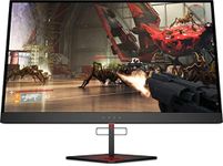 HP OMEN X 27" 240Hz Gaming Monitor with 90% RGB, 240hz Refresh Rate, Nvidia GSYNC, 4ms Response Time for Gaming, 2 x USB Ports, Black, 6FN07AA