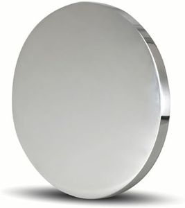 MICAIKEM 2" 10Pack Stainless Steel Round Blanks Mirror Finish Challenge Coin Blanks Heavy Duty 1/8" Thick for Laser Engraving and Stamping