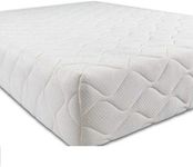 85cm x 45cm Crib Mattress with Waterproof Quilted Removable and Breathable Cover for Bedside Cot, Crib or Cradle - Anti Fungal - 85cm x 45cm x 5cm