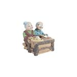 Wonderland Miniature Toys Old Couple Cooking