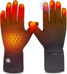 Sun Will Heated Glove Liners Men Women Rechargeable,Battery Electric Thin Heated Gloves Winter Thermal for Cycling Driving Hunting Working Running Camping Athritis Raynaud's Hand Warmer
