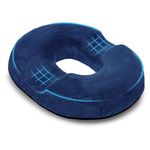 Ecosafeter Donut Cushion Memory Foam Hemorrhoids Cushion For Postpartum & Coccyx & Tailbone Pain Pressure Relief For Office Chair,Wheelchair,Office,Car Seat