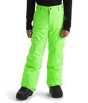 The North Face Boys' Freedom Insulated Pant, Safety Green, XX-Large