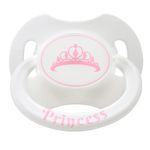 LittleForBig Bigshield Generation-II Adult Sized Printed Pacifier Princess Crown Pattern White