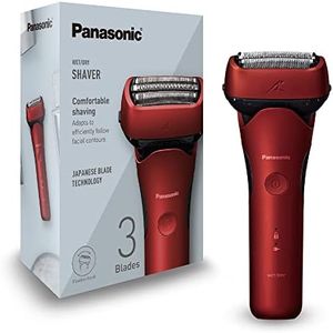 Panasonic 3 Blade Wet/Dry Shaver with Beard Sensor Technology, Flexible Shaver Head, Floating Blade Mechanism & Pop-up Trimmer (ES-LT4B-R841)