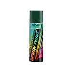 Vista Auto Care Spray Paint Dark Green 400ml (290 g)| Quick Drying finish for Metal, Wood, Walls | Acrylic SprayPaints