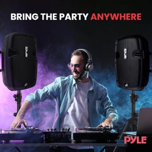 Pyle Bluetooth PA Speaker Kit – Portable Wireless Sound System