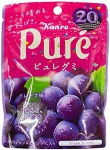Kanro Pure Grape Gummi Candy 56 g x 6 pack