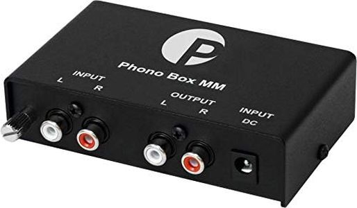 Pro-Ject Audio - Phono Box MM - MM Phono Pre-amplifier - Black