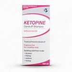 Ketopine Ketoconazole 2% Medicated Shampoo – Clinically Proven Anti-Dandruff Treatment for Itchy, Flaky, Dry Scalp, Seborrheic Dermatitis & Scalp Psoriasis – Fast Relief Anti-Fungal Formula, 100ml